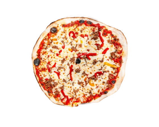 Pizza piquante viande